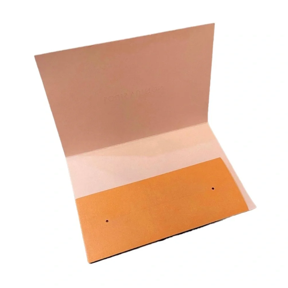 LOUIS VUITTON Orange Envelope Sleeve & Silver Lockit Mini Booklet